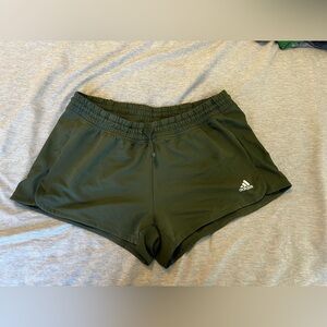Adidas Women's Olive Athletic Shorts